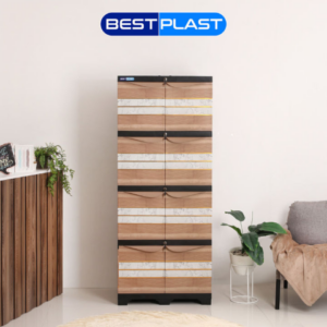 BMC 8P modul cabinet wood gold